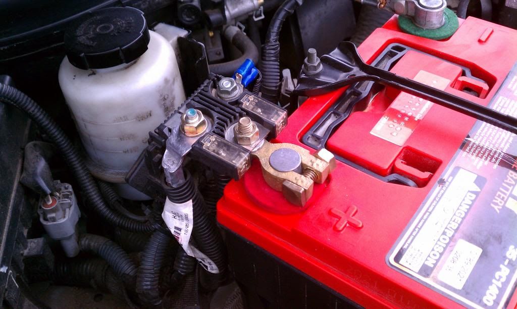 Positive Battery Terminal Corrosion Second Generation Nissan Xterra